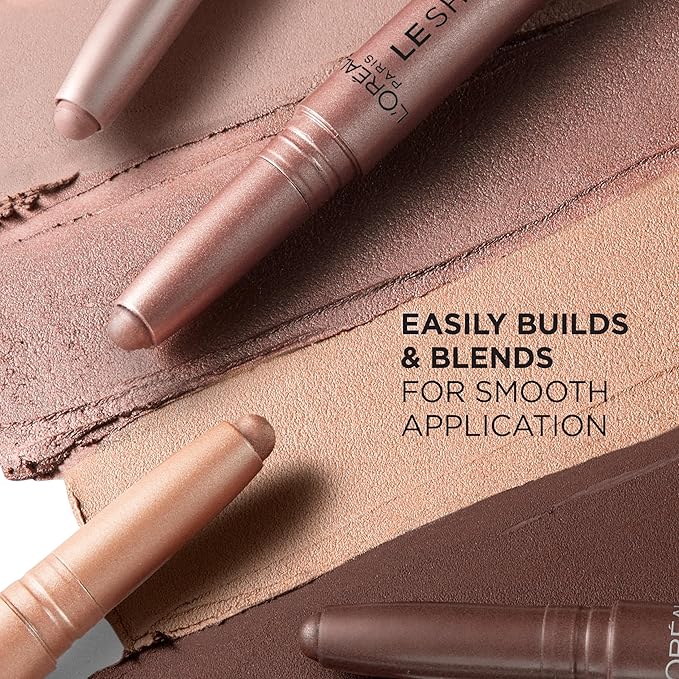 L'Oreal Paris Makeup Le Shadow Stick Eyeshadow, Blendable, Smudge-Resistant, Cream Eyeshadow, Magnetic Mauve, 0.05 Oz