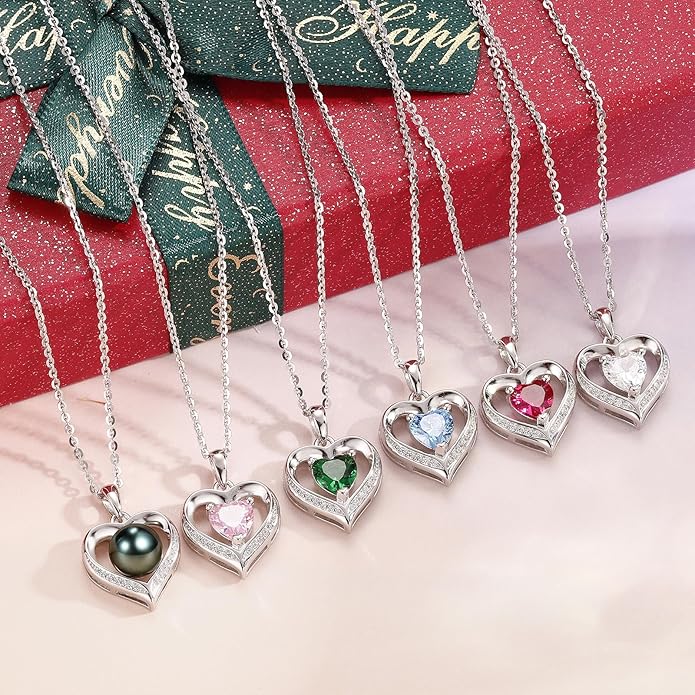 Mothers Day-Gifts for Wife Her Mom Couple Women-Wedding Birthday Anniversary Fine Jewelry-Wife Grandma Valentine's Christmas Day Gifts,Tahitian Pearl Necklace