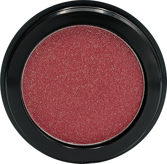 Chili Pepper Bright Red Orange Sparkling Glitter Pressed Powder Single Vegan Eyeshadow; Talc, Paraben & Cruelty Free