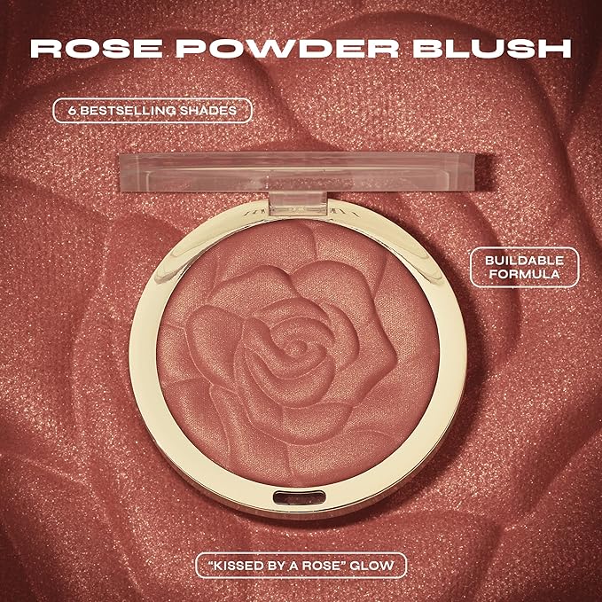 Milani Rose Blush, Powder Blush for Cheeks, Cruelty Free Makeup - Shape, Contour & Highlight Face for a Natural Matte Finish -Coral Cove