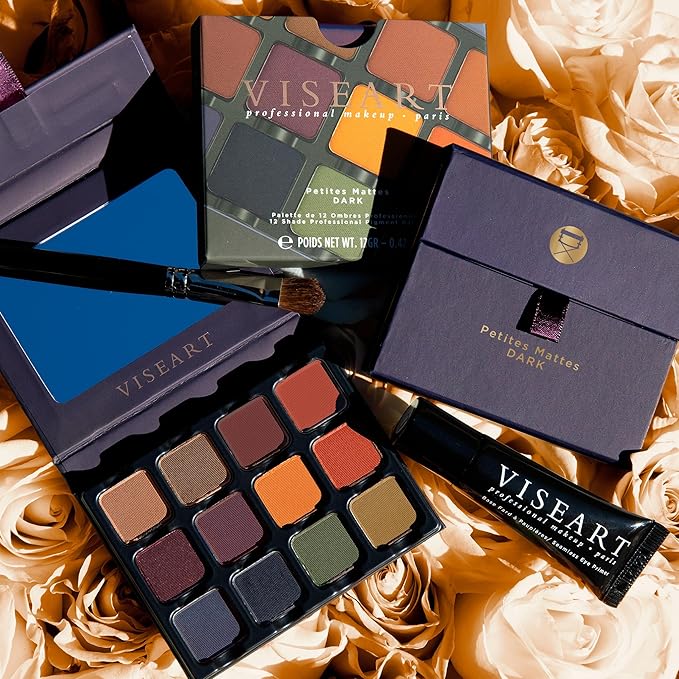 Viseart Paris Petites Pro Luxe Eyeshadow Makeup Palette (Dark Mattes)
