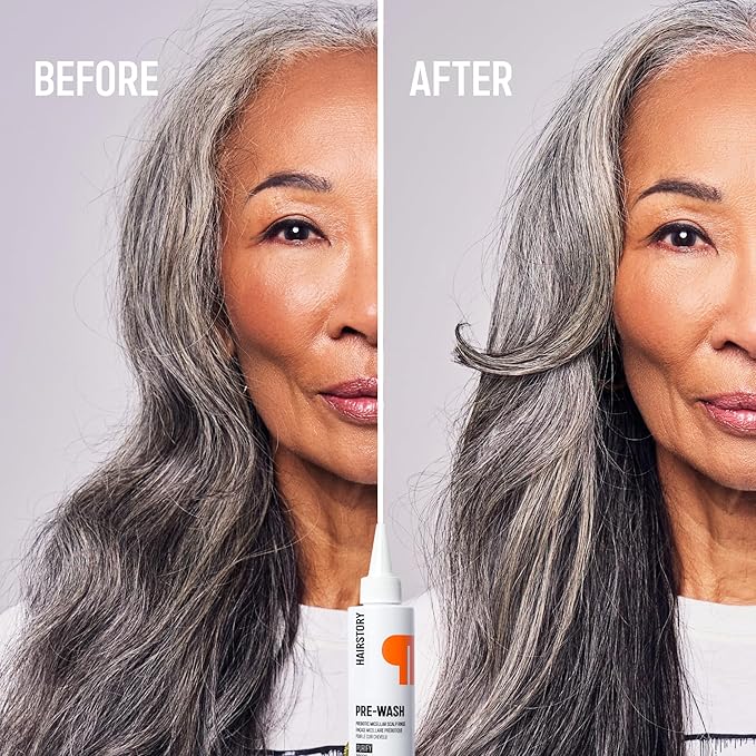 Hairstory Pre-Wash, Prebiotic Micellar Scalp Rinse, Refreshing Deep Clean for Hair, Removes Product Buildup, Oil & Dirt, Balances Scalp Microbiome, 4oz