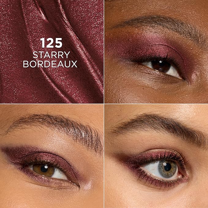 L'Oreal Paris Makeup Le Shadow Stick Eyeshadow, Blendable, Smudge-Resistant, Smokey Cream Eyeshadow, 125 Starry Bordeaux