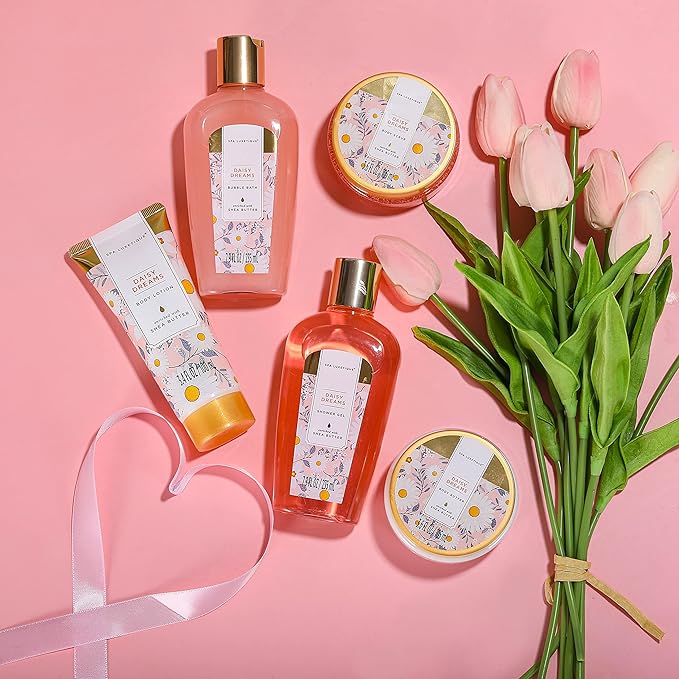 Spa Gift Baskets for Women, Spa Luxetique Bath Gift Set, 12pcs Relaxing Home Spa Kit for Women with Shower Gel, Bath Salt, Essential oil, Body Lotion, Hand Cream, Christmas Gifts for Mom