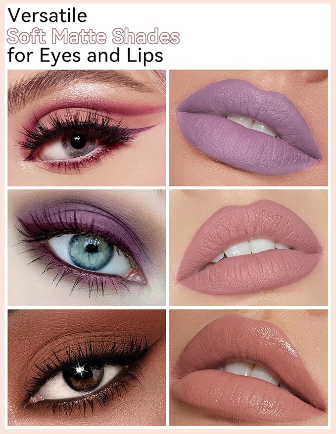 Erinde Waterproof Cream Eyeshadow Stick, Matte Nude Eye Shadow Sticks, Longwear Blendable High Pigmented, Neutral Eye Shadow Sticks Matte for Older Eyes, Smokey Eyeshadow Pencil Crayon, 19 Light Taupe