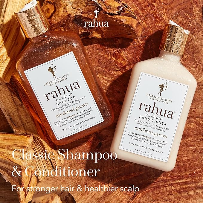 Rahua Classic Hair Conditioner, Vegan Hydrating Hair Care Oil, Quinoa, Organic Aloe Vera, Rosemary, Natural Palo Santo for Scalp Care, Promotes Growth, Silicone Free, 9.3 Fl Oz