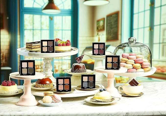 Sigma Beauty Quad Eyeshadow Palette – Makeup Eyeshadow Quad with a Buttery Soft Formula and Buildable, Blendable Shades for a Flawless Eye Look, Designed for All Day Wear (Bonbon)