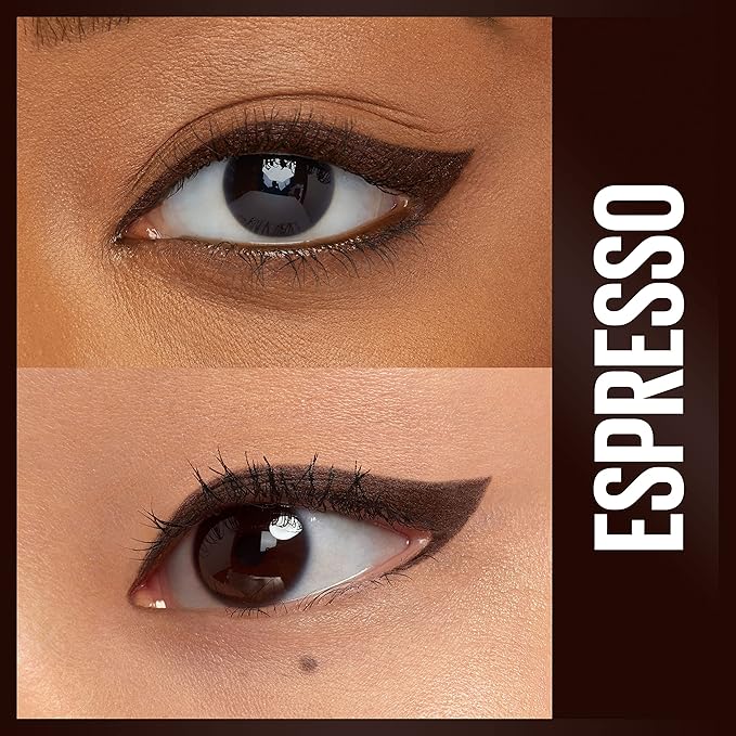 Maybelline Unstoppable Waterproof Mechanical Brown Eyeliner Pencil, Easy to Apply, Smooth Glide, Up to 24 Hour Wear, Espresso