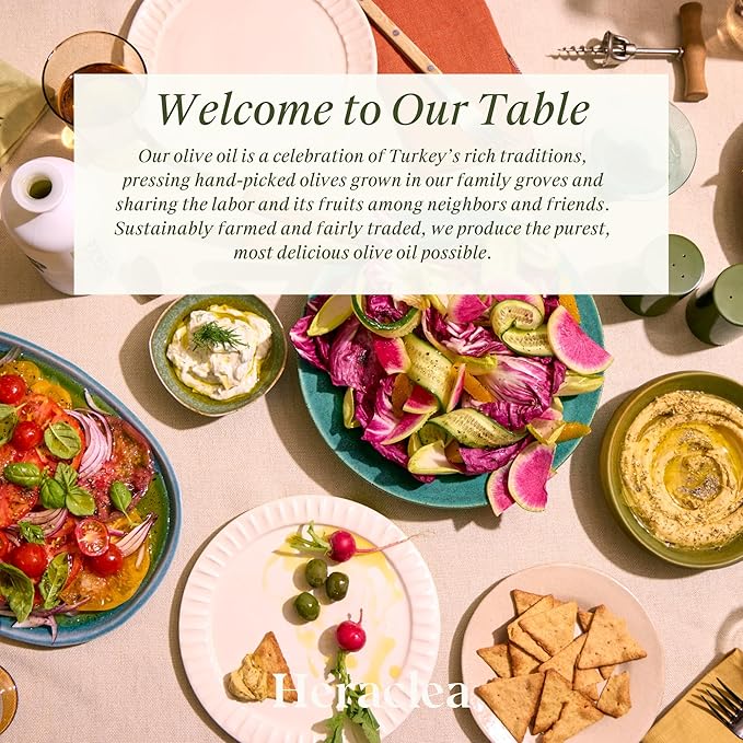 Heraclea - Garlic Infused - Extra Virgin Olive Oil - Organic Olive Oil - Extra Virgin - Cold Pressed - Polyphenol Rich EVOO - 5.9oz Bottle