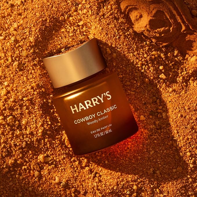 Harry's Cowboy Classic Men's Cologne - Woody Amber Scent - 1.7 fl oz - Notes of Bergamot, Cedarwood & Musk - Long-Lasting Eau de Parfum Men's Fragrance