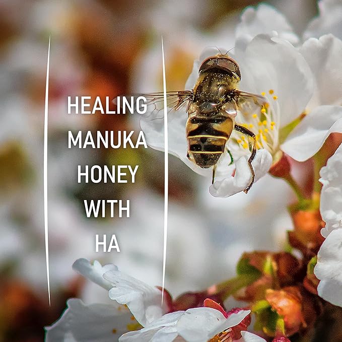 Healthy Skin Lab Manuka Anti-Aging Serum, Enriched with 100% Pure Manuka Honey, Polypeptides & Hyaluronic Acid For Wrinkle Reduction, Intensive Nourishment & Hydration, 1oz