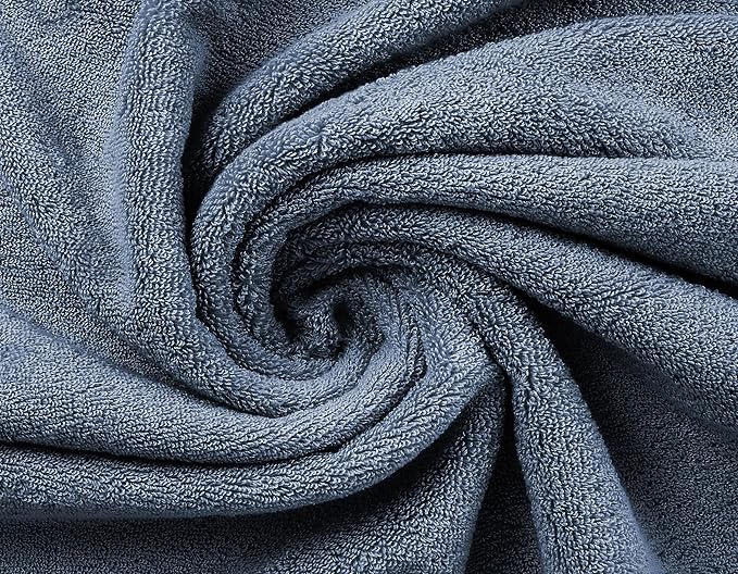 Delara Organic Cotton Luxuriously Plush Washcloths Pack of 6 | GOTS & Oeko-TEX Certified | Premium Quality Face Towels | Feather Touch Technology|650 GSM Long Staple|Soft, Quick Dry & Ultra-Absorbent