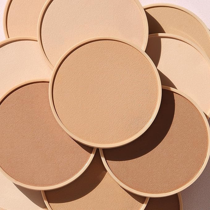 Wander Beauty Wanderlust Powder Foundation - Rich - Blurs and Evens Skin Tone - Perfects and Hydrates With Hyaluronic Acid, Aloe, Honeysuckle, & Vitamin E - Lightweight, Buildable Coverage - 0.31 oz