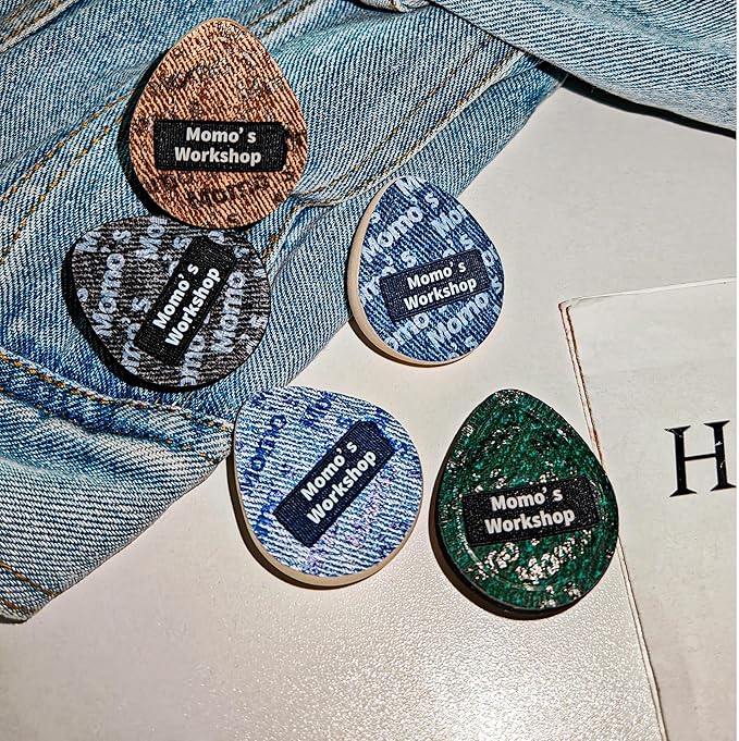 Mini Denim Makeup Sponge Set, Multi-Use Mini Makeup Blenders Sponge for Liquid/Cream/Concealer/Blush/Highlighter, Perfect for Detail Work & Travel,5PCS Mini Concealer Puffs with Storage Case