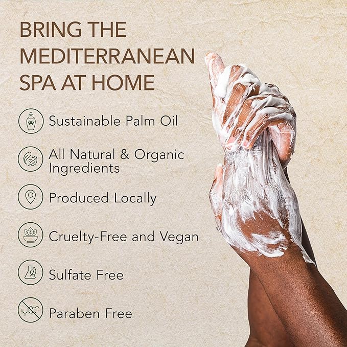 O NATURALS 100% Natural Bar Soap - Gift Set - Organic Ingredients & Essential Oils - Spa Gifts for Women & Men, Body Wash & Face Soap - 6PC Black Soap Collection